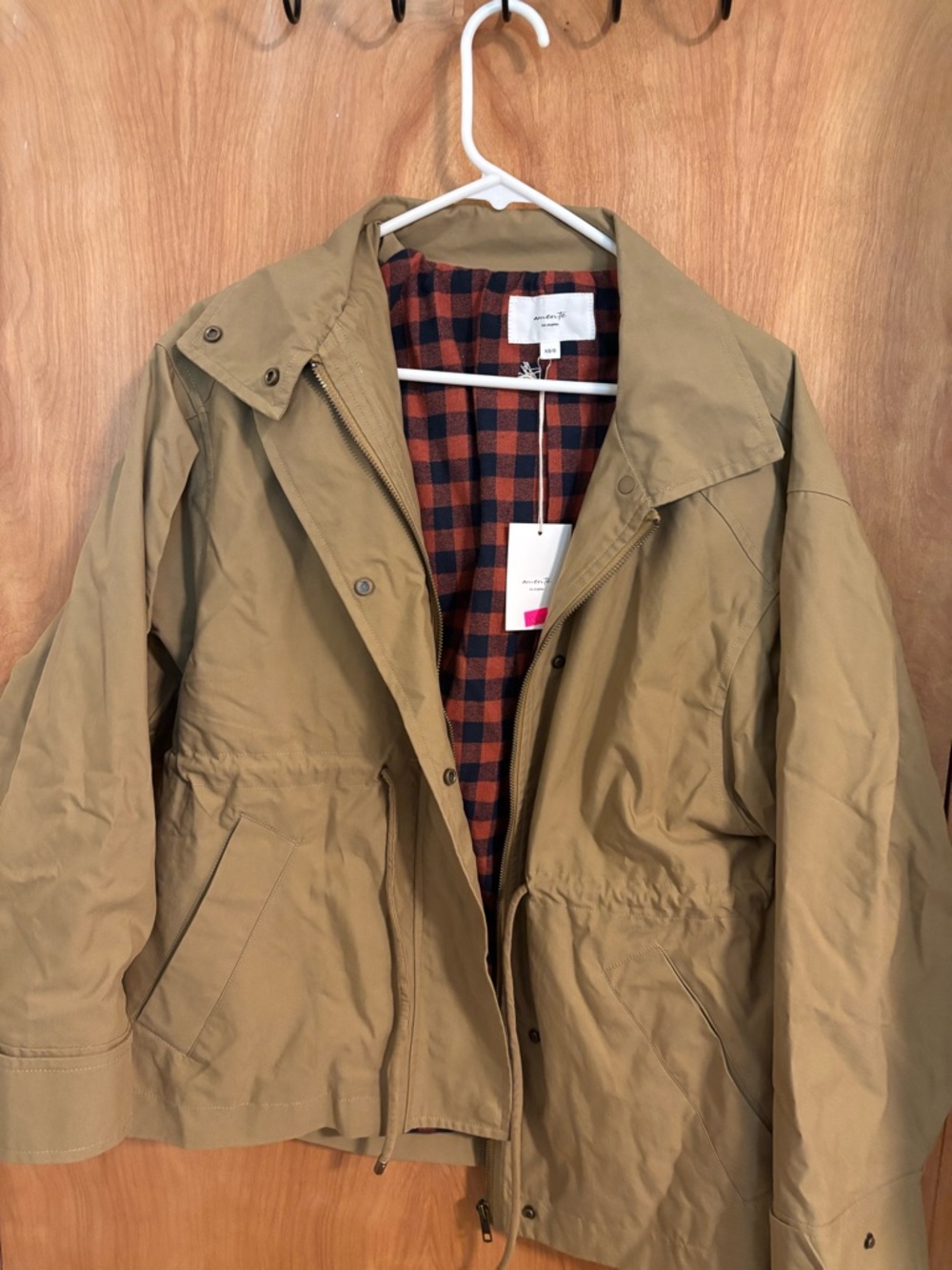 Amente designer jacket “TIE WAIST UTILITY JACKET” size:XS/S